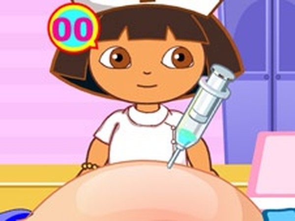 Dora Nurse Kids Doctor Game