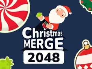 Christmas Merge 2048 Puzzle Game