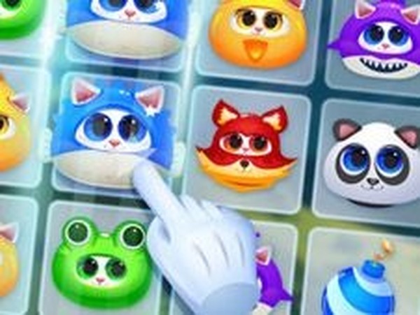 Kitty Jewel Quest Online Puzzle Game - Match 3 Puzzle Game