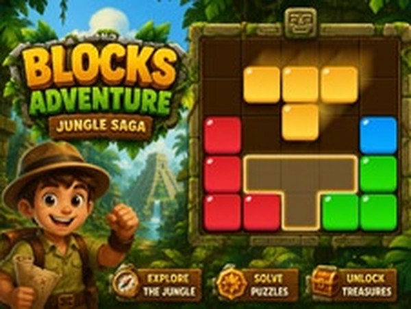 Jungle Blocks Puzzle Adventure