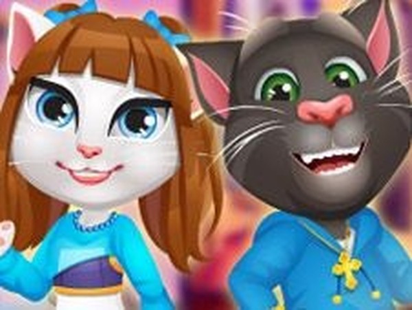 Tom and Angela Insta Fashion Dress Up Game Dress Up Game