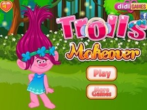 Trolls Makeover Online Dress Up Game
