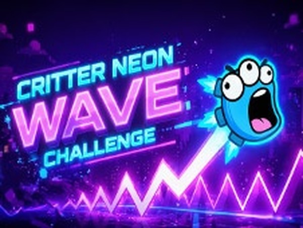 Critter Neon Wave Challenge Online Arcade Game