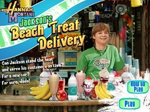 Jackson's Beach Treat Delivery Online Arcade Game