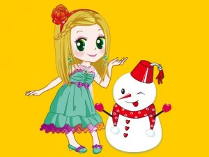 Princess Snowman Dress Up