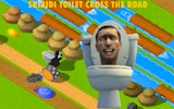 Skibidi Toilet Cross The Road Adventure Online Game