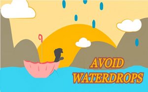 Avoid Waterdrops - Endless Arcade Challenge Online Game - Ludoryx free online game