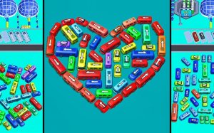Bus Sort: Car Parking Jam Puzzle Game Online - Ludoryx free online game
