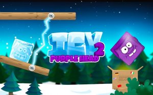 Icy Purple Head 2: Slide & Stick Puzzle Game - Ludoryx free online game