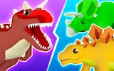 Idle Dino Farm Tycoon 3D - Dinosaur Park Simulator Game