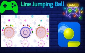 Line Jumping Ball - Online Arcade Jumping Game - Ludoryx free online game