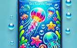 Sea Sparkle Saga: Ocean Puzzle Match 3 Game