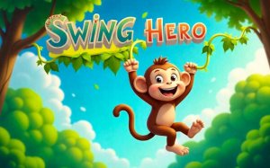 Swing Hero: Monkey Rope Adventure Online Game - Ludoryx free online game