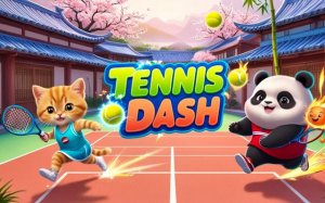 Tennis Dash: Cat Tennis Reflex Online Game - Ludoryx free online game